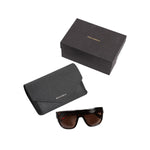Dolce & Gabbana Dark Brown Havana DG4398F Square Frame Eyewear Sunglasses GLA1369