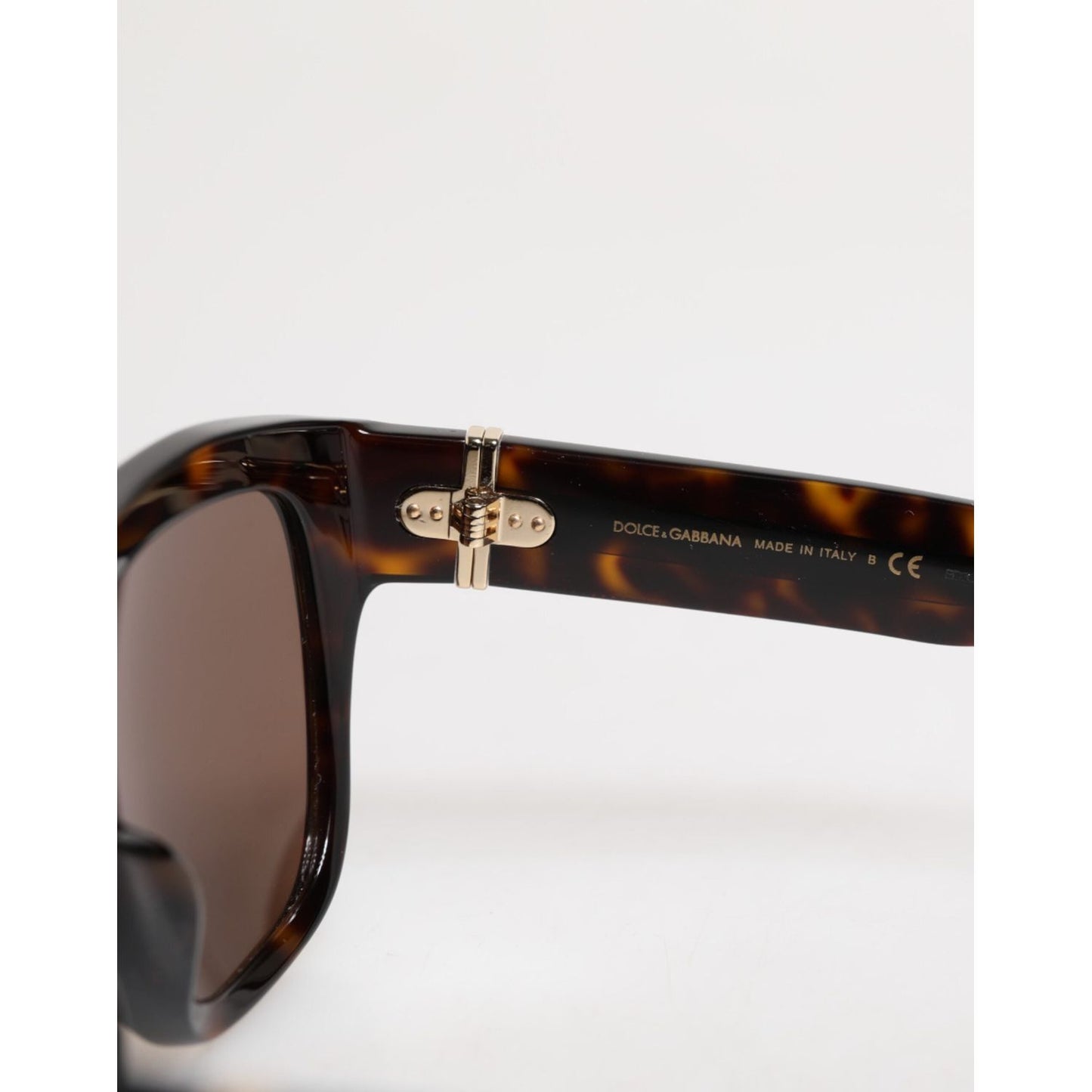 Dolce & Gabbana Dark Brown Havana DG4398F Square Frame Eyewear Sunglasses GLA1375