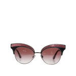 Dolce & Gabbana Black Pink Mirrored Cat Eye DG6109 Sequined Sunglasses GLA1376