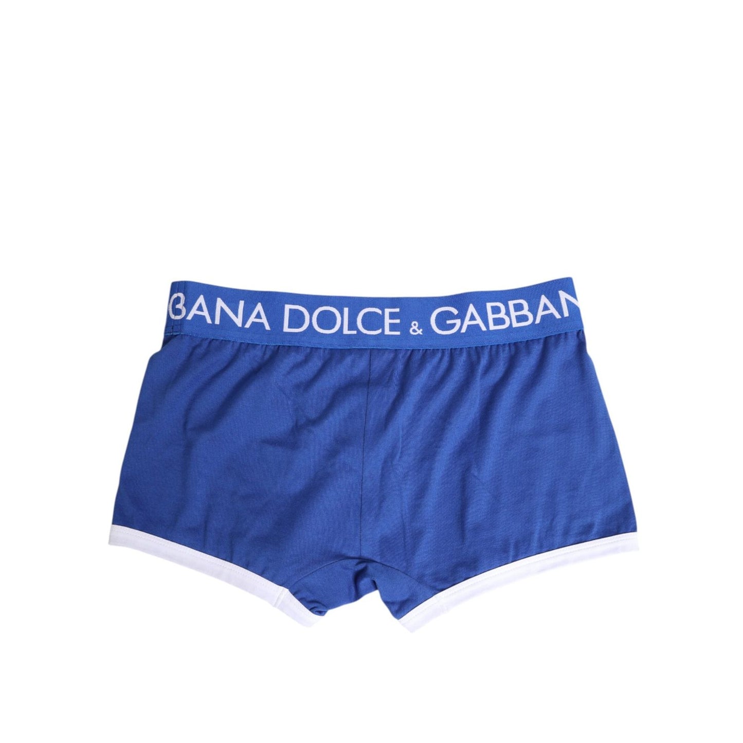 Dolce & Gabbana Blue Cotton Stretch Regular Boxer Underwear BIK1687-4