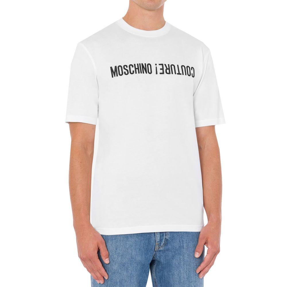Moschino Upside Down Logo T-shirt MO-8776619491540-M