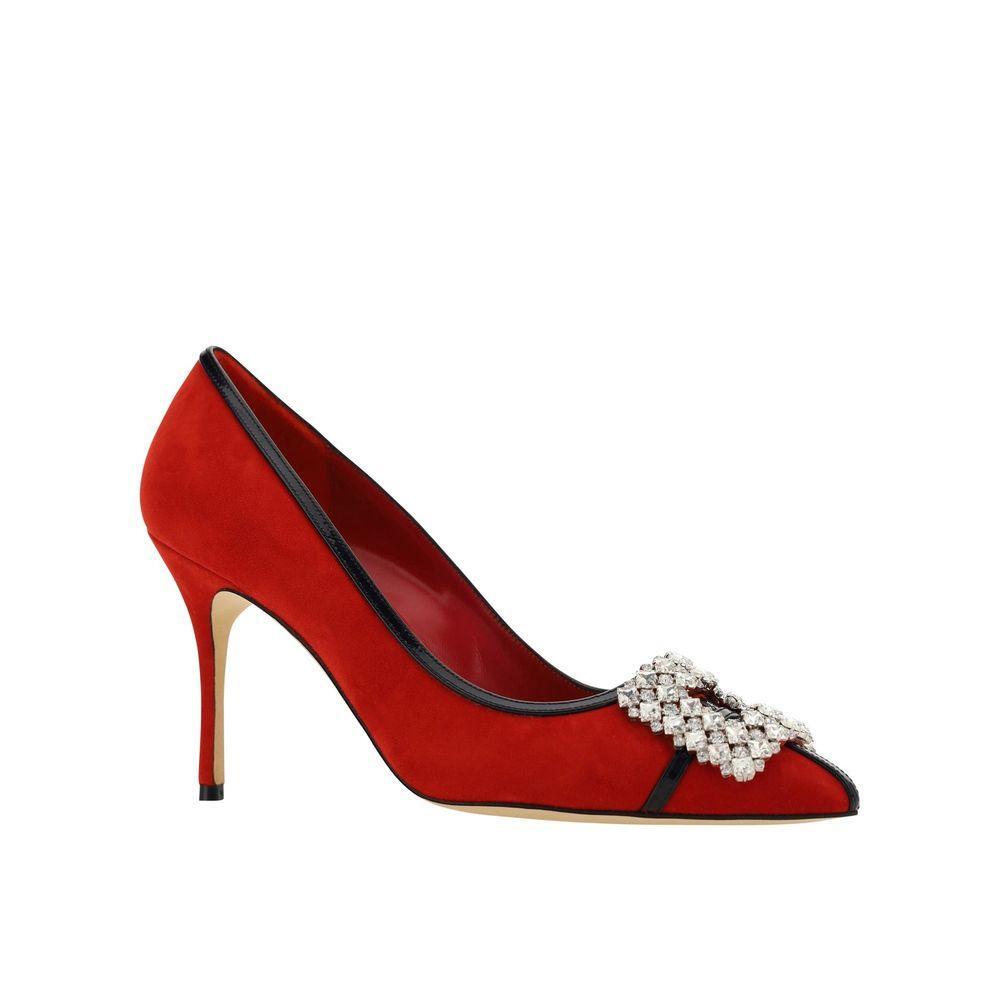 Manolo Blahnik Tuberian 90 Suede Pumps MA-8735517212884-EU36.5/US6.5