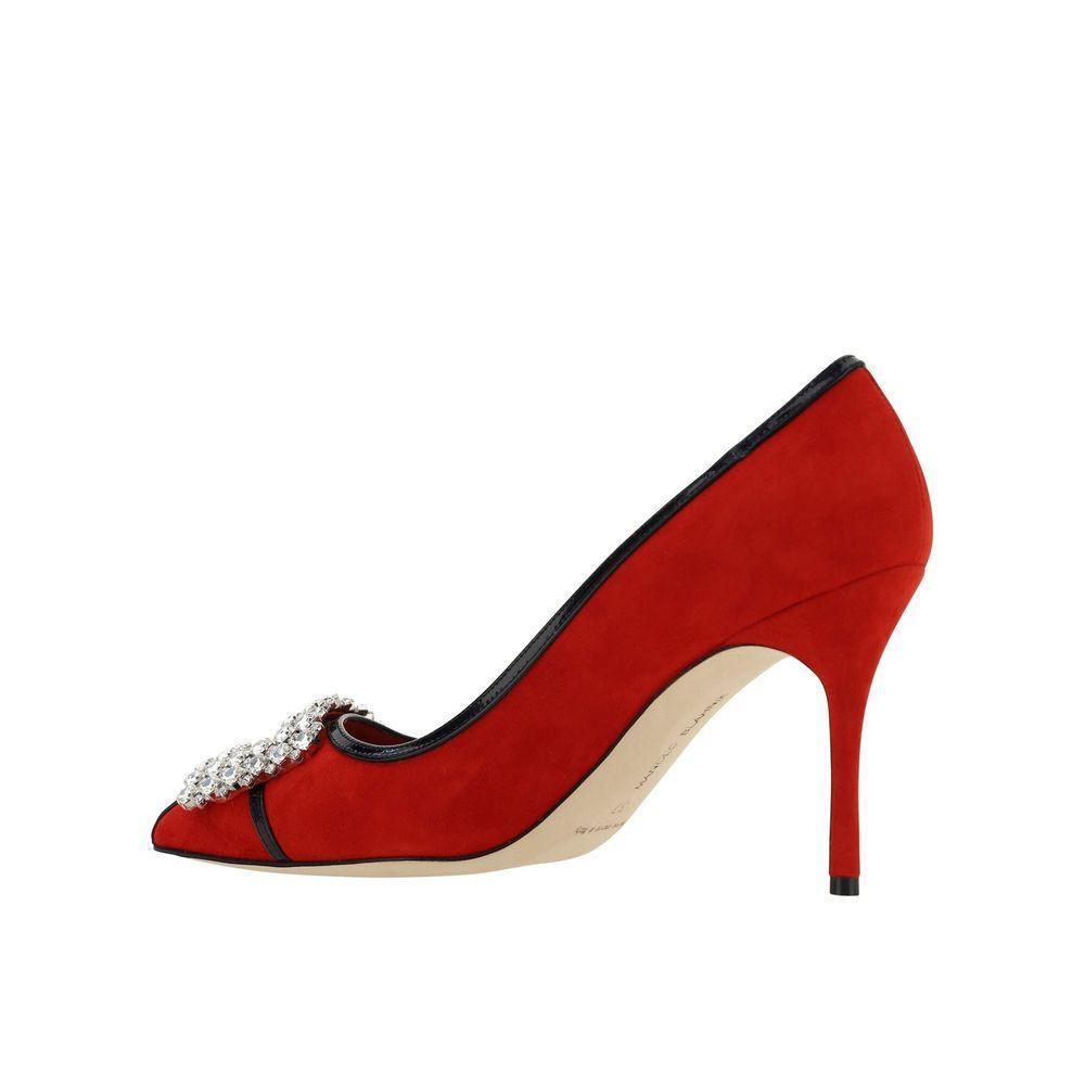 Manolo Blahnik Tuberian 90 Suede Pumps MA-8735517212884-EU36.5/US6.5