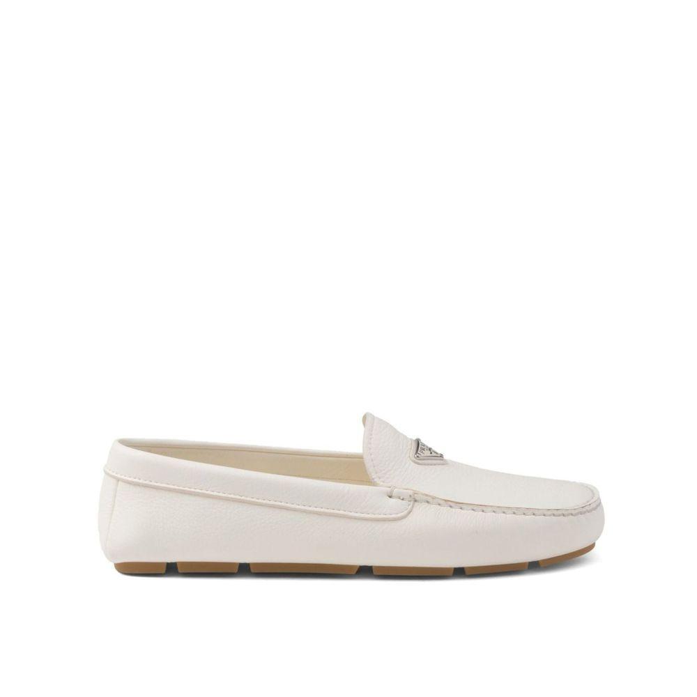 Prada Logo Leather Loafers PR-8735545524436-EU43/US10