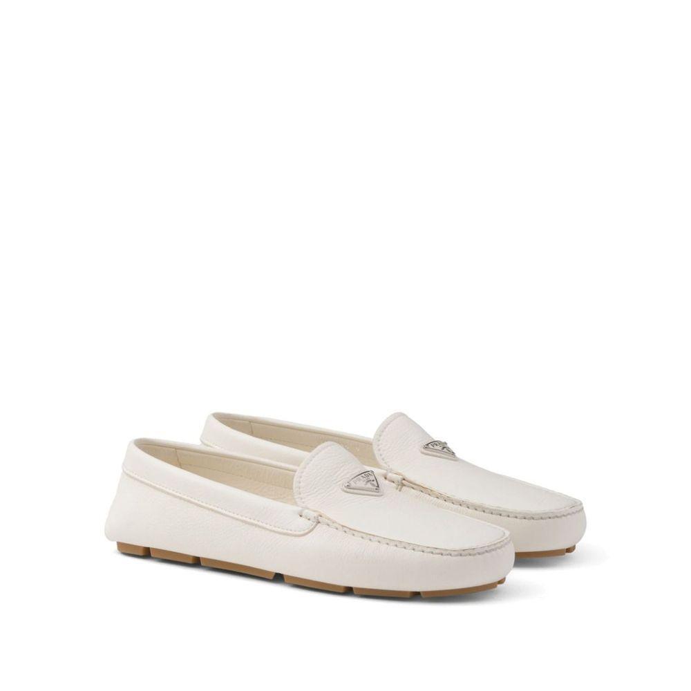 Prada Logo Leather Loafers PR-8735545524436-EU43/US10