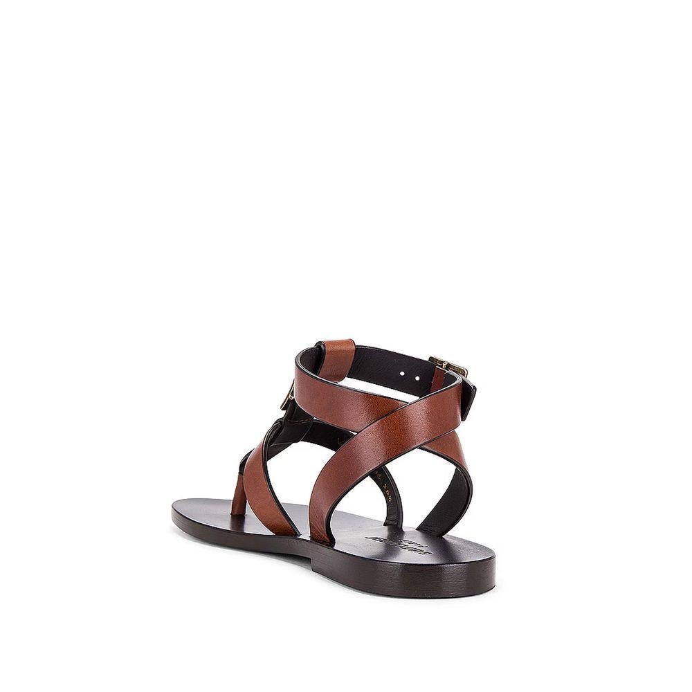 Saint Laurent Hardy Leather Sandals SA-8735563448532-EU35/US5