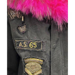 AS65 Canvas Embellished Parka Jacket AS-8736243024084-XXS