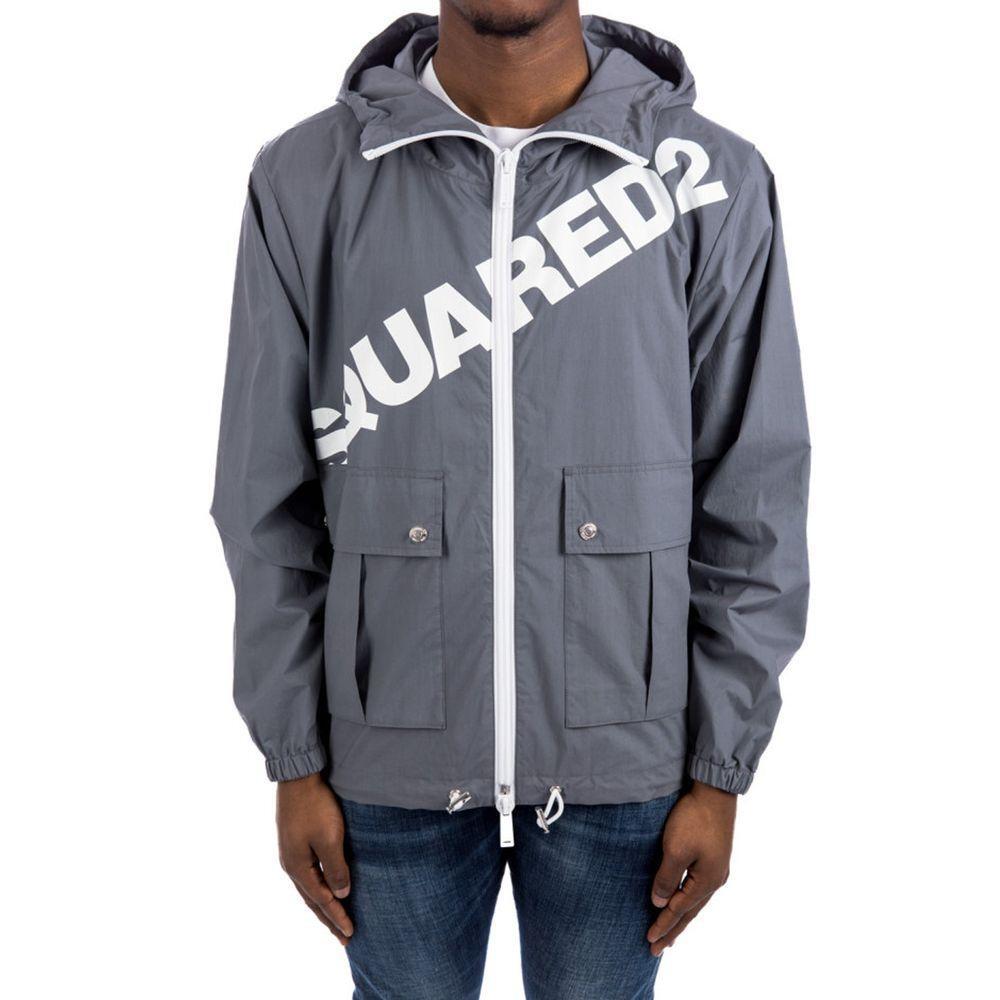 Dsquared² Logo Hooded Windbreaker DS-8736375963860-IT50 | L