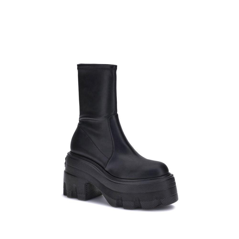 Casadei Faux leather Ankle Boots CA-2Q178Z070NLAABR9000NEROICONIC-EU40/US10
