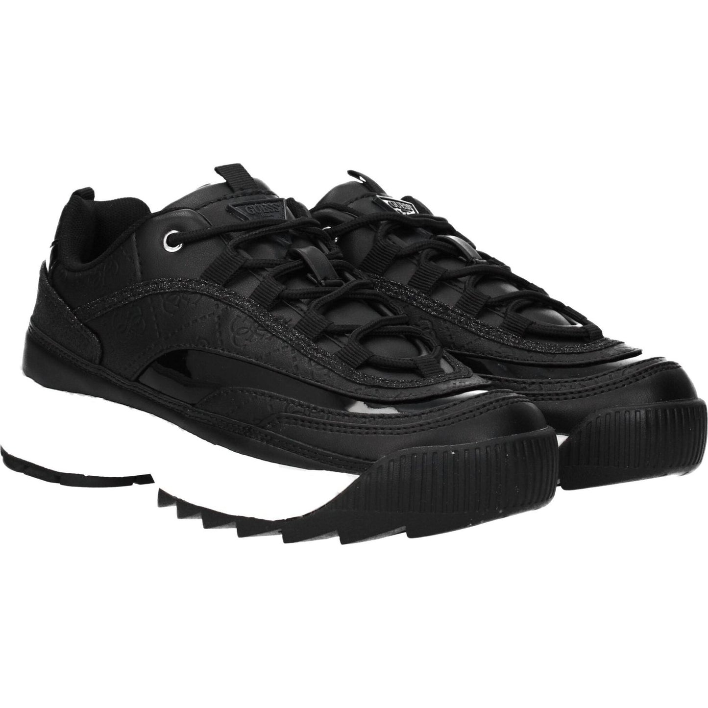 Guess Black Polyethylene Chunky Sneakers GU-8547145122057-EU41/US11