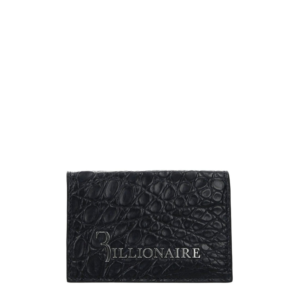 Billionaire Italian Couture Blue Crocodile Cardholders BI8547163701513BT