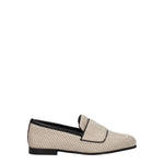 Max Mara Beige Fabric Slip-On Loafers MA-8547354280201-EU36/US6