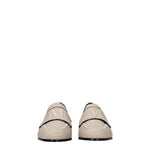 Max Mara Beige Fabric Slip-On Loafers MA-8547354280201-EU36/US6