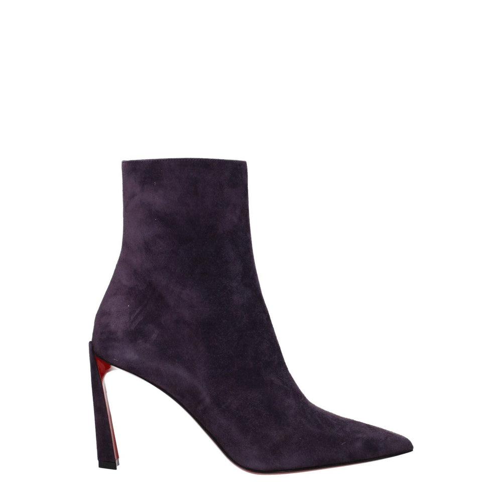 Christian Louboutin Purple Leather Ankle Boots LO-8547413950729-EU36/US6