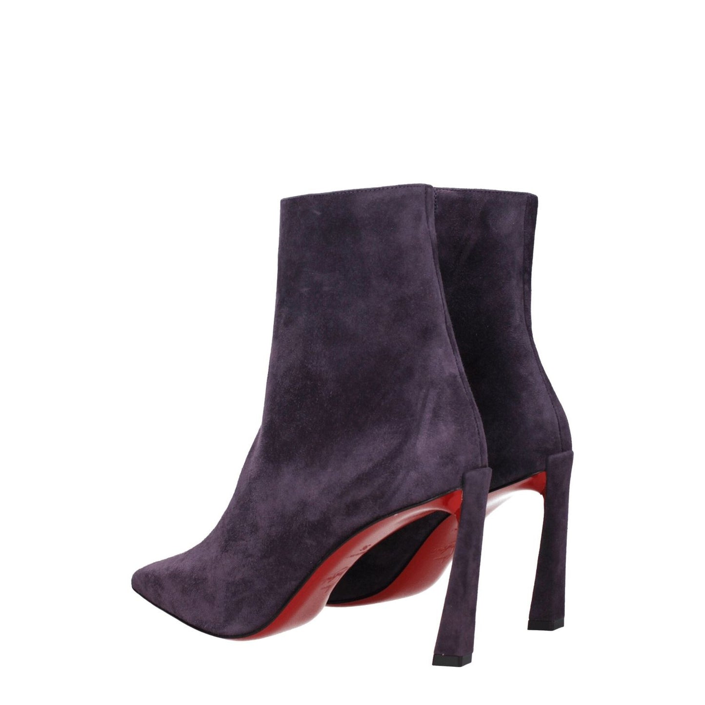 Christian Louboutin Purple Leather Ankle Boots LO-8547413950729-EU36/US6