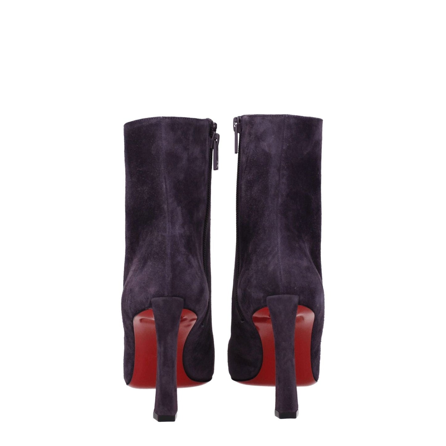Christian Louboutin Purple Leather Ankle Boots LO-8547413950729-EU36/US6