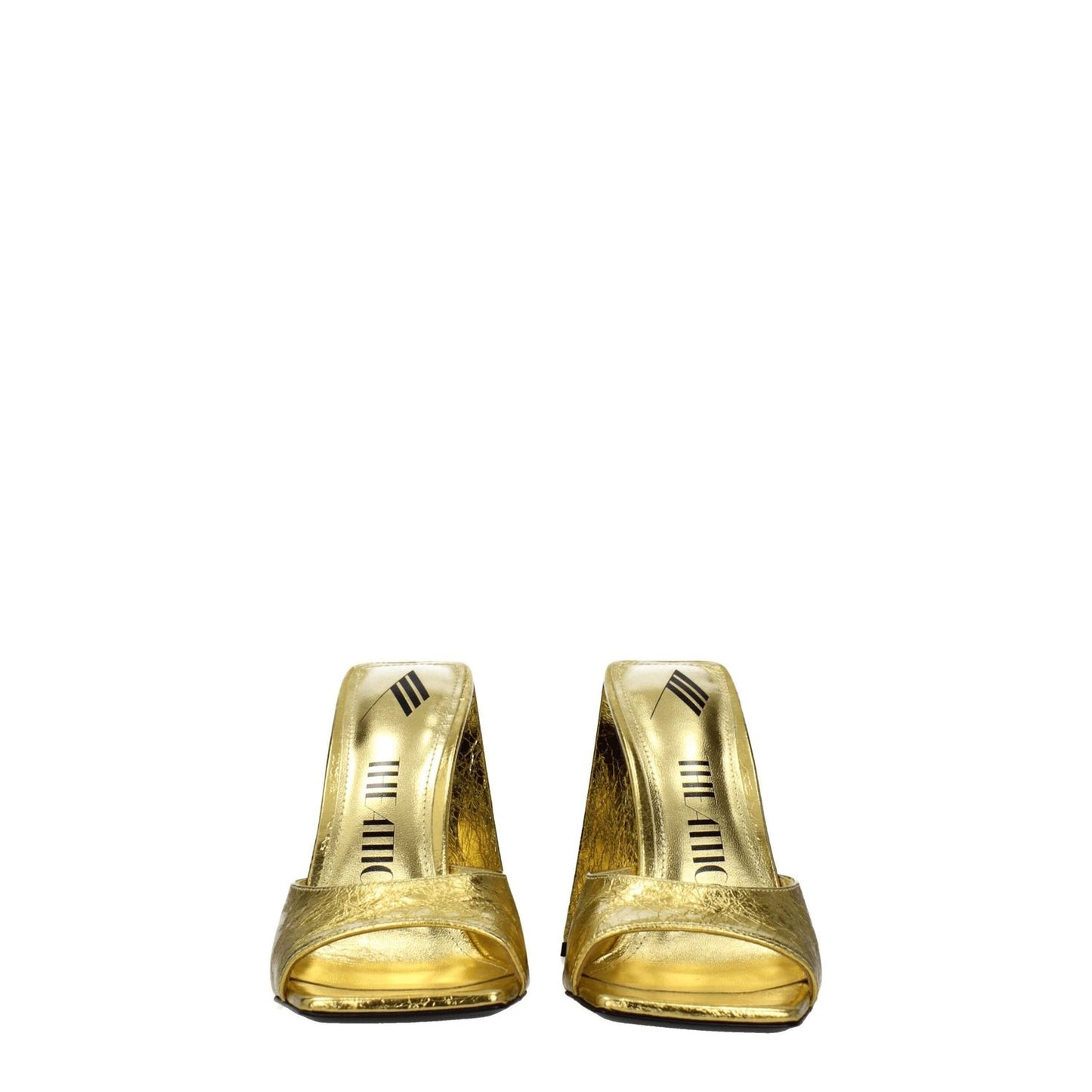 The Attico Gold Leather Platforms TH-8547455697161-EU36/US6