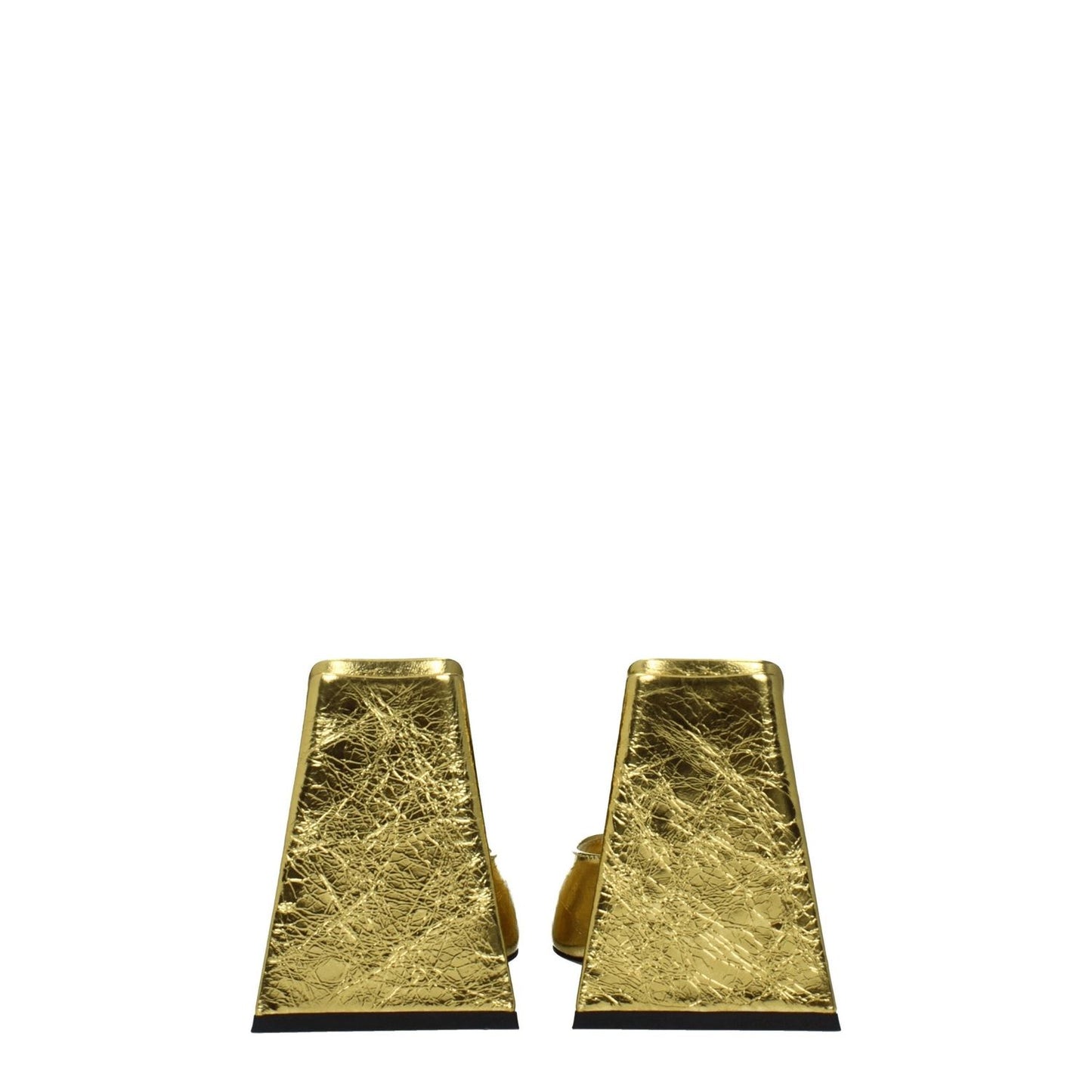 The Attico Gold Leather Platforms TH-8547455697161-EU36/US6