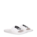 Kenzo White Cotton Slippers Sandals KE-9312232702217-EU36/US6