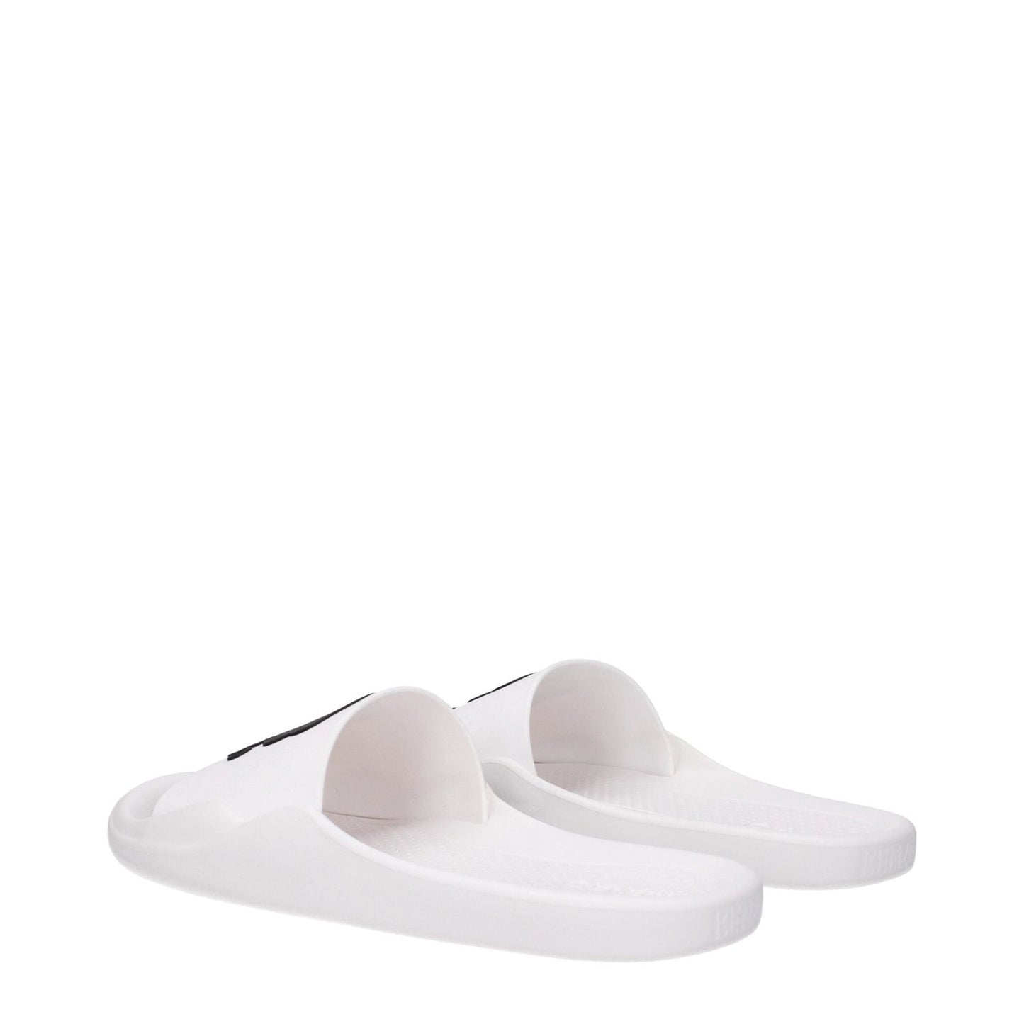 Kenzo White Cotton Slippers Sandals KE-9312232702217-EU36/US6