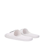 Kenzo White Cotton Slippers Sandals KE-9312232702217-EU36/US6