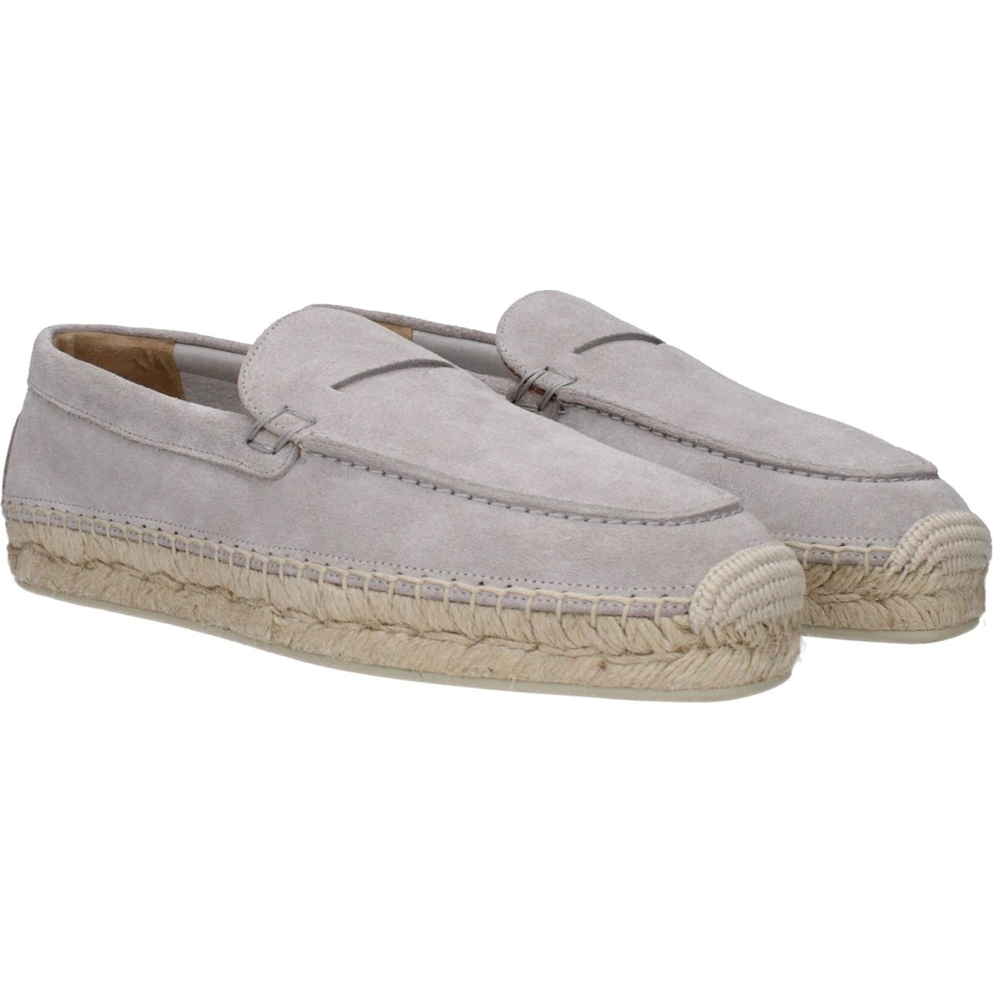 Christian Louboutin Gray Leather Espadrille