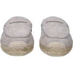 Christian Louboutin Gray Leather Espadrille