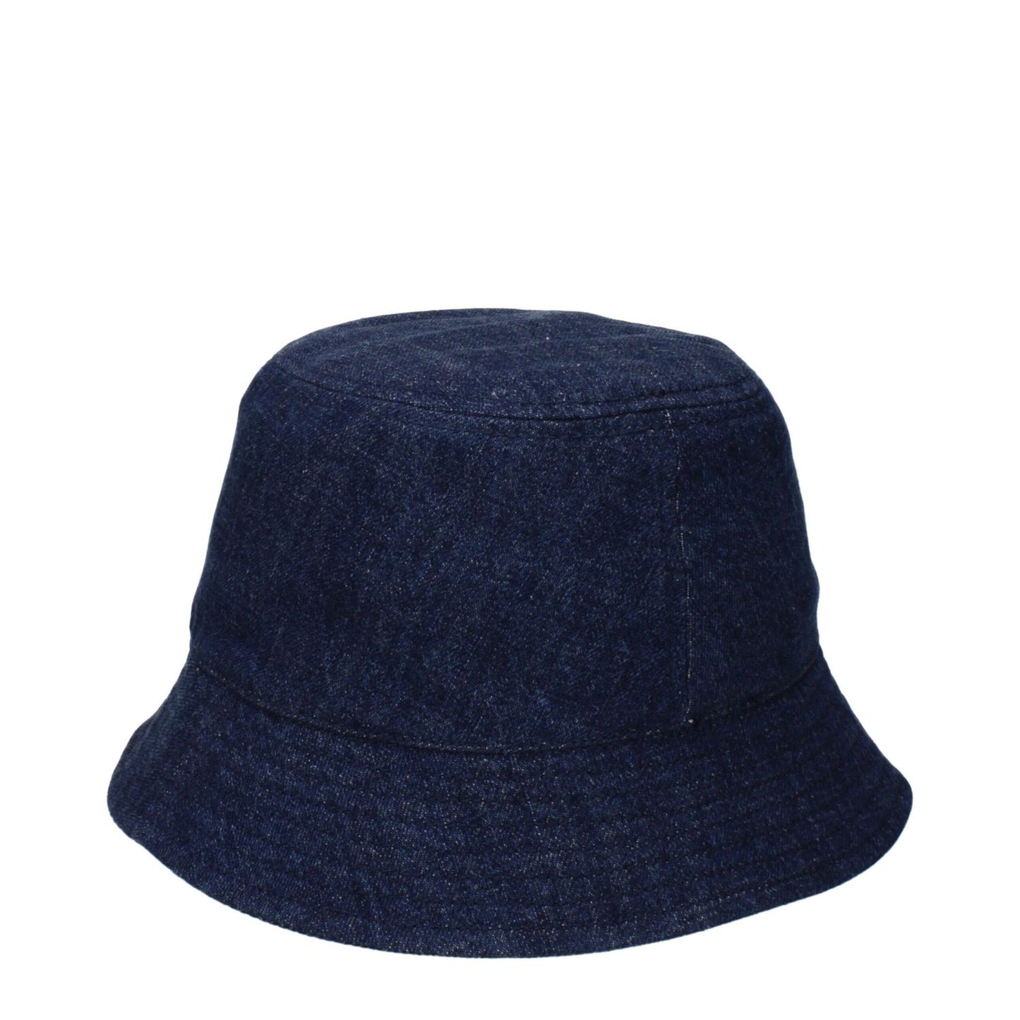 Isabel Marant Blue Cotton Bucket Hat with front logo, MPN CU001XFCB3C04A30BU, made of 100% cotton. Fashion accessory for stylish looks.