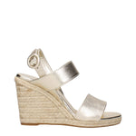 Prada Gold Leather Wedges Sandals PR-15185638621449-EU35/US5