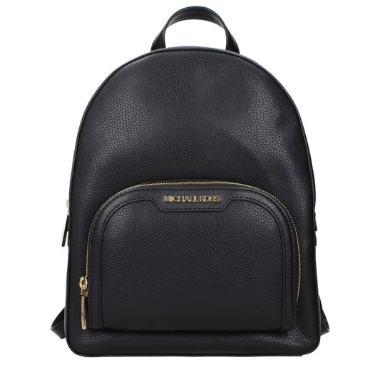 Michael Kors Black Leather Backpack