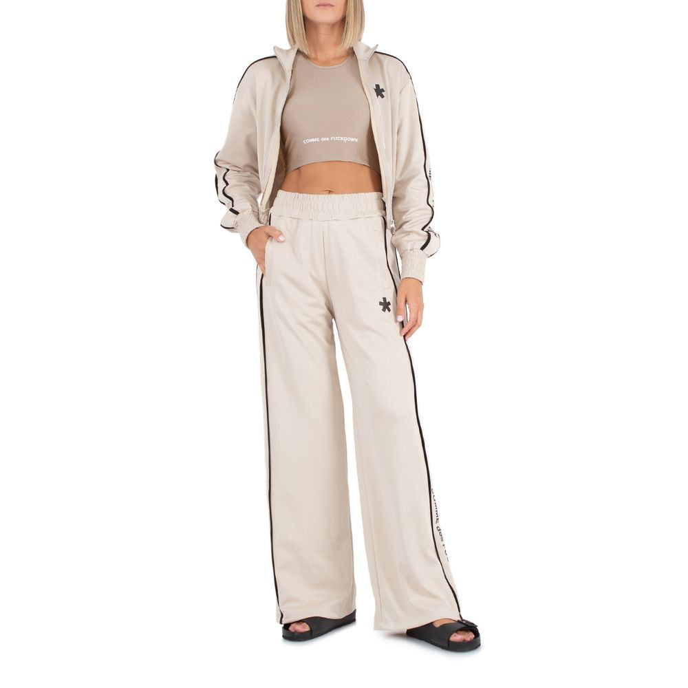 Comme Des Fuckdown Beige Cotton Jeans & Pant CO-15816-S