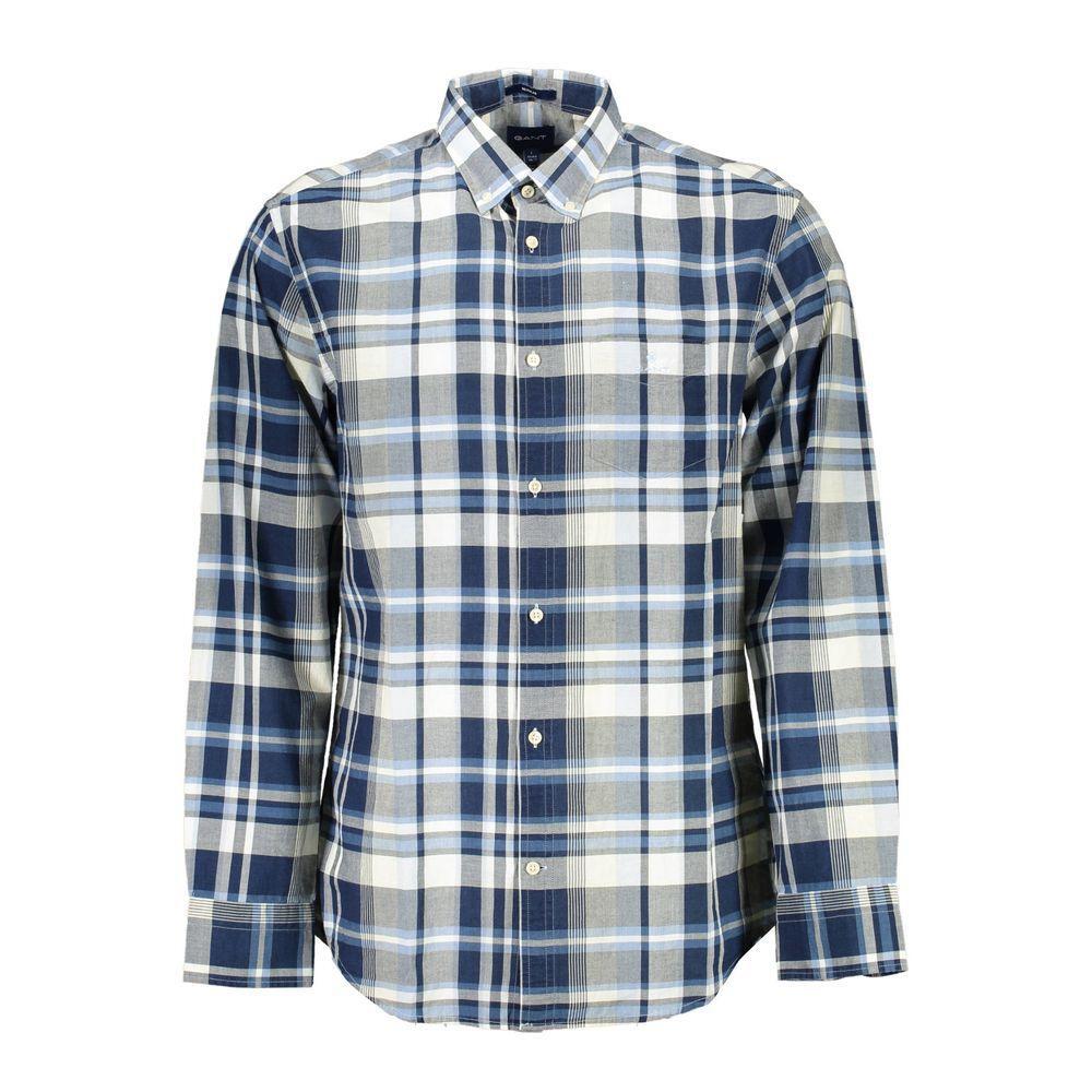 Gant Blue Cotton Shirt GA-2576-S