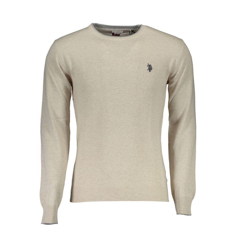 U.S. POLO ASSN. Beige Wool Sweater US-4074-XXL