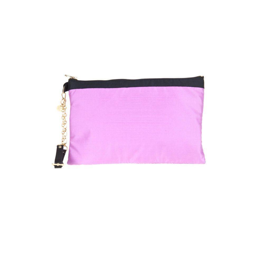Patrizia Pepe Purple Silk Handbag PA-7612