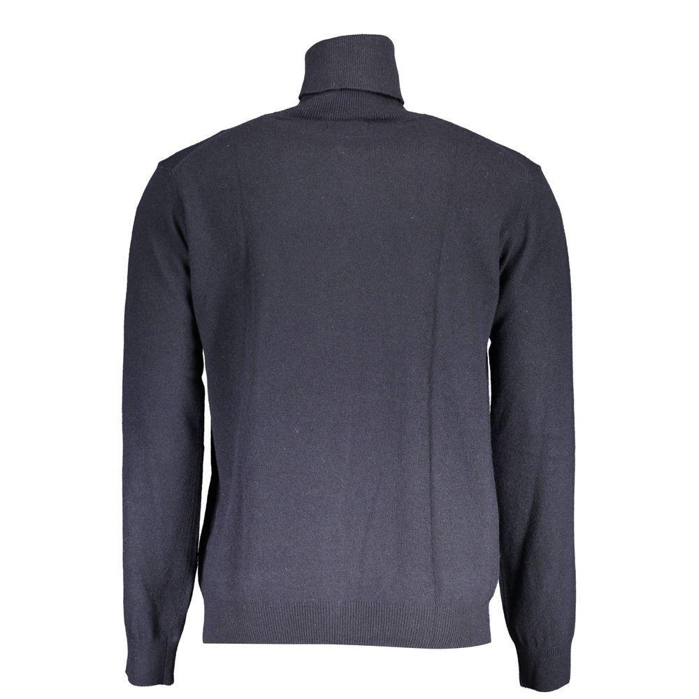 La Martina Blue Wool Sweater LA-17149-L