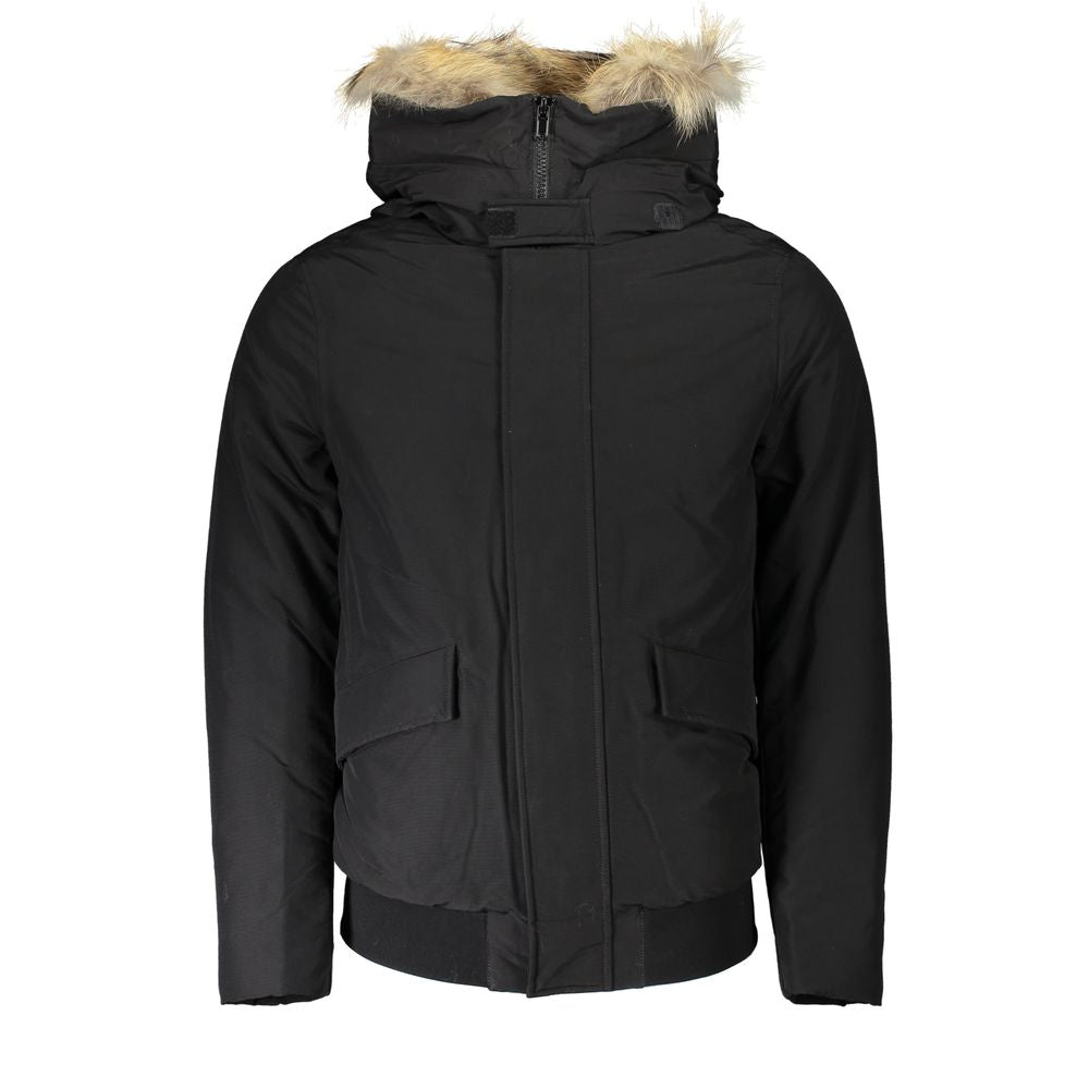 Woolrich Black Cotton Jacket WO-24340-XL