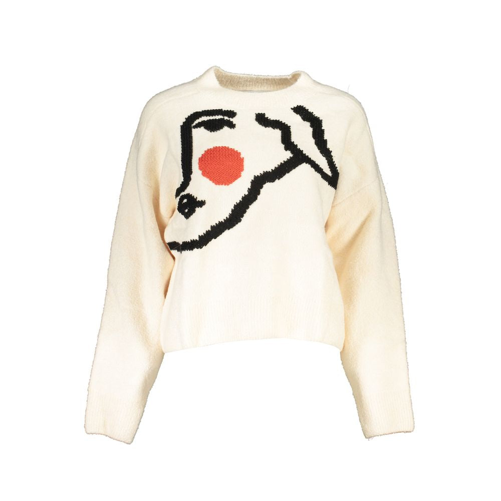 Desigual White Fabric Sweater DE-24882-S