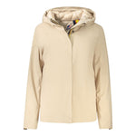 K-WAY Beige Polyester Jackets & Coat KW-34231-S