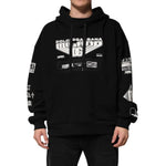 Dolce & Gabbana Black Cotton DG Milano Logo Print Hoodie Sweater