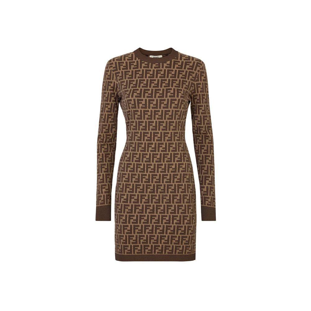 Fendi Cotton FF Dress FE-8776395161812-40
