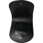 Dolce & Gabbana Black Exotic Skin Coin Condom Case Holder Pocket Wallet