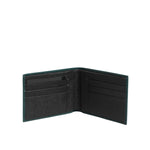 Dolce & Gabbana Green Leather DG Logo Engrave Bifold Card Holder Wallet