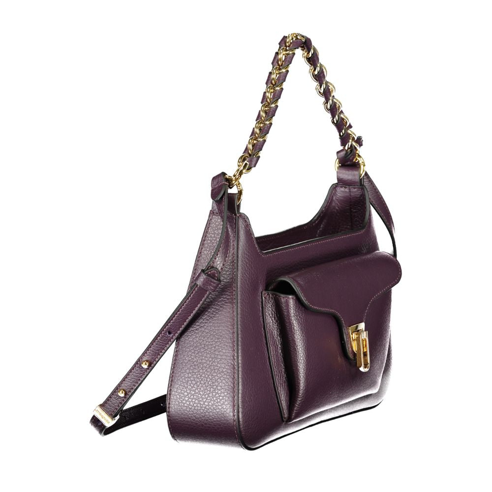 Coccinelle Purple Leather Women Handbag CO-39511