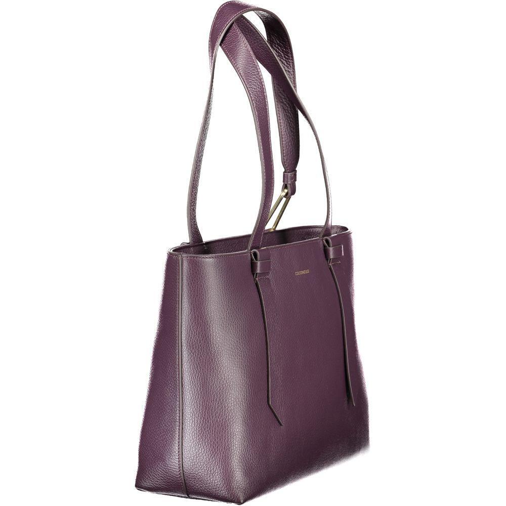 Coccinelle Purple Leather Women Handbag CO-39538