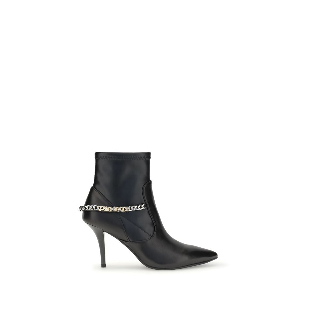 PINKO Chain Ankle Boots PI-SD0423P095Z99BLACK-EU36/US6