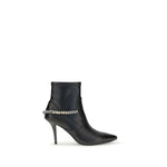 PINKO Chain Ankle Boots PI-SD0423P095Z99BLACK-EU36/US6