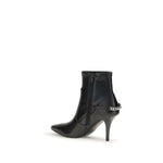 PINKO Chain Ankle Boots PI-SD0423P095Z99BLACK-EU36/US6