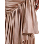 Dolce & Gabbana Pink Silk Stretch Sheath Mermaid Gown Dress DR281075-42