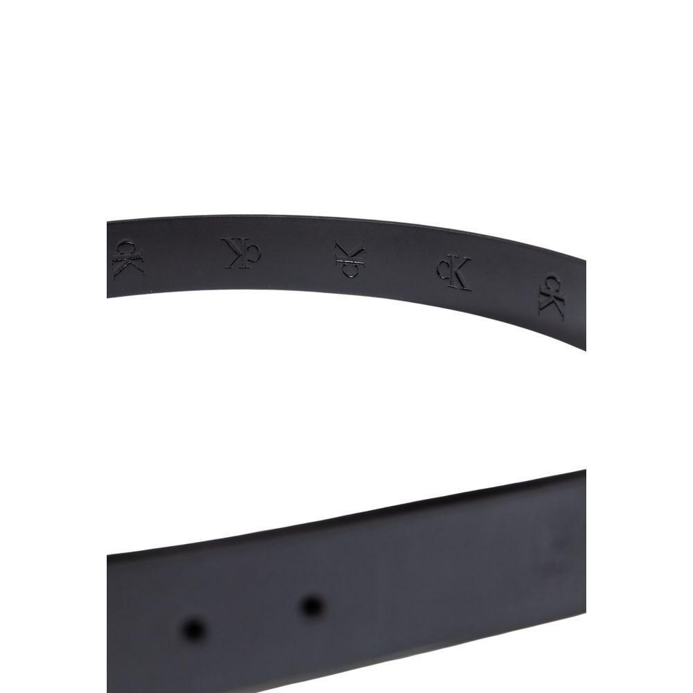 Calvin Klein Jeans Black Leather Belt CA-17384800009-90 CM / 36 INCHES