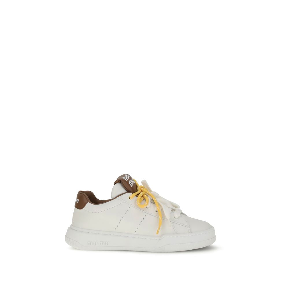 Miu Miu Double-Lace Sneakers MI-5E387EF0053L48F0TPR-EU40/US10
